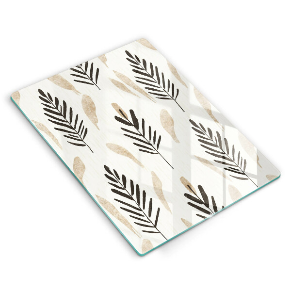Skleněná krájecí deska Boho rostliny