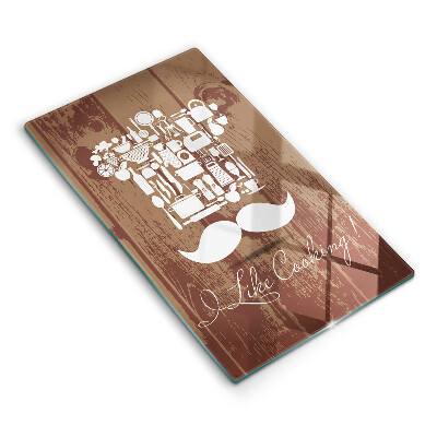 Skleněné krájecí prkénko I like cooking