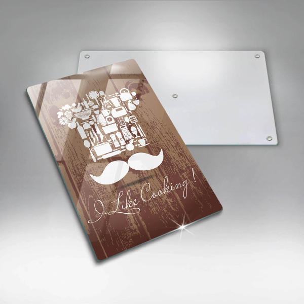 Skleněné krájecí prkénko I like cooking