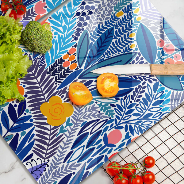 Skleněná krájecí deska Malovaná louka