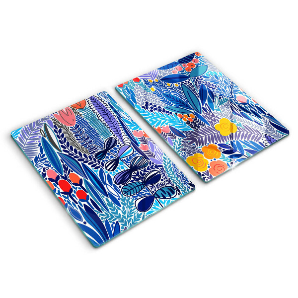 Skleněná krájecí deska Malovaná louka