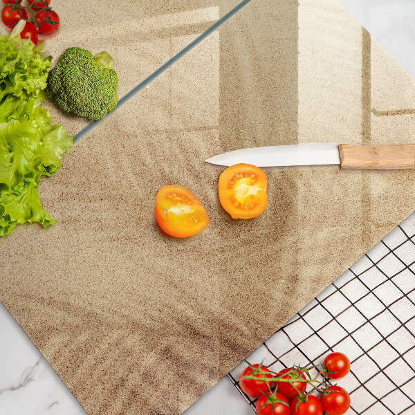 Skleněná krájecí deska Pláž písek dovolená