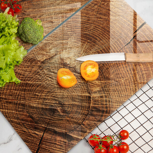 Skleněná krájecí deska Dřevo stromu