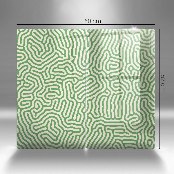 Skleněná krájecí deska Abstraktní linie