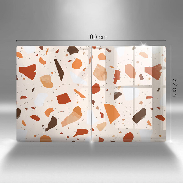 Skleněné krájecí prkénko Dekorativní kamenina