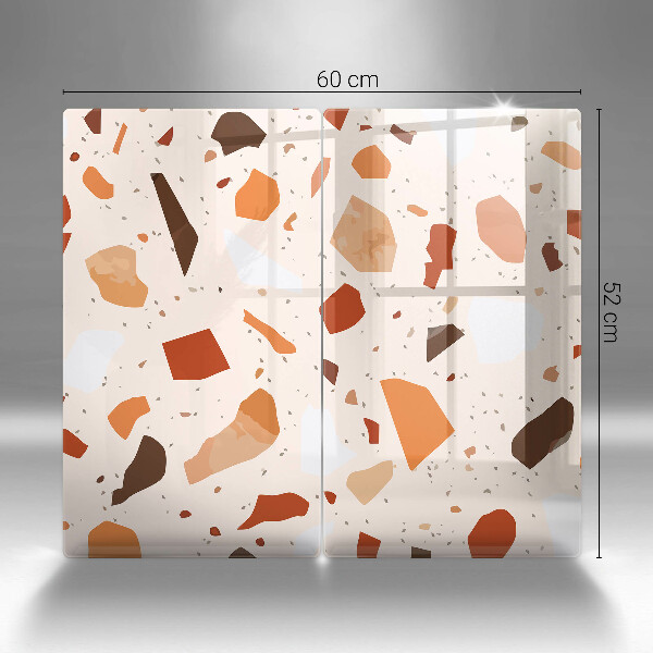 Skleněné krájecí prkénko Dekorativní kamenina