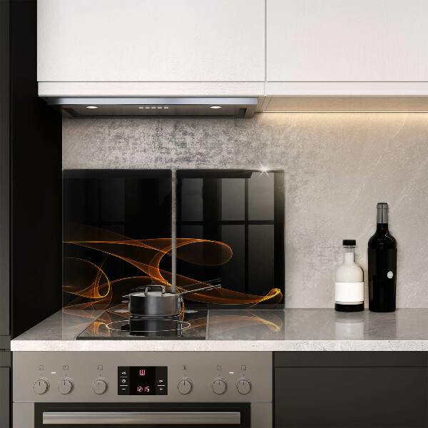 Skleněná krájecí deska Abstraktní linie