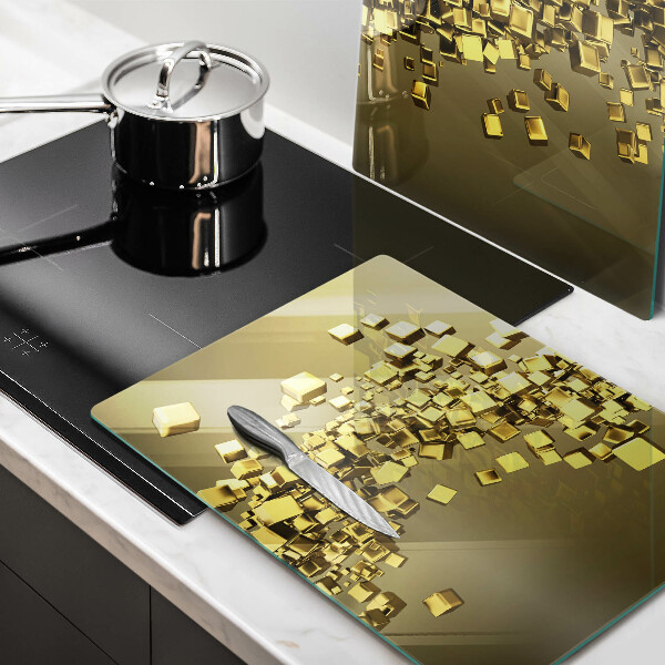 Skleněná krájecí deska Abstraktní 3d geometrie