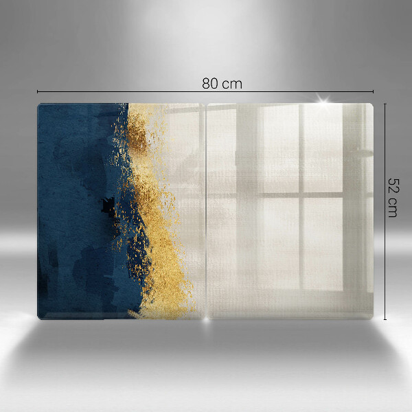 Skleněná krájecí deska Zlatá abstrakce