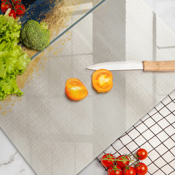 Skleněná krájecí deska Zlatá abstrakce