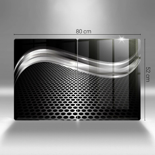 Skleněná krájecí deska Kovová konstrukce