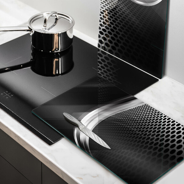 Skleněná krájecí deska Kovová konstrukce