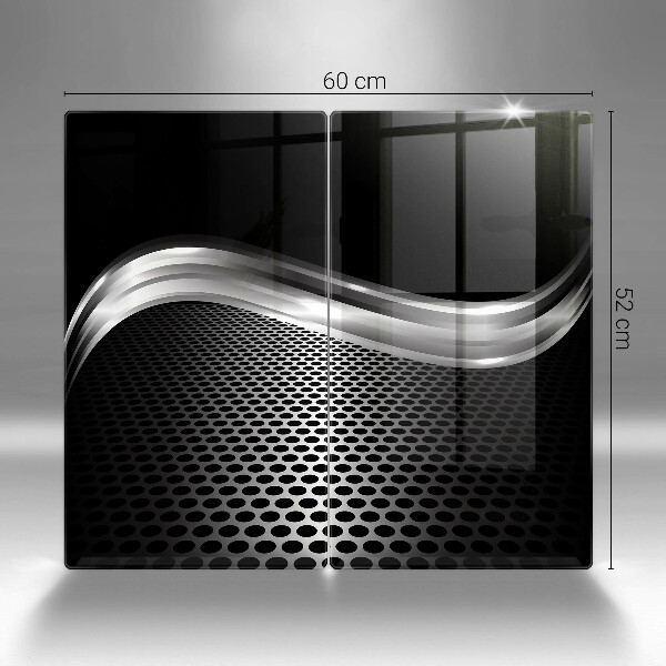 Skleněná krájecí deska Kovová konstrukce