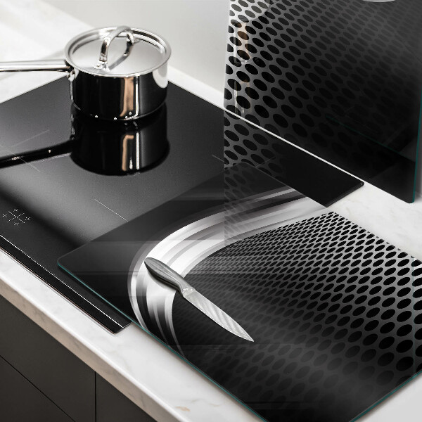 Skleněná krájecí deska Kovová konstrukce