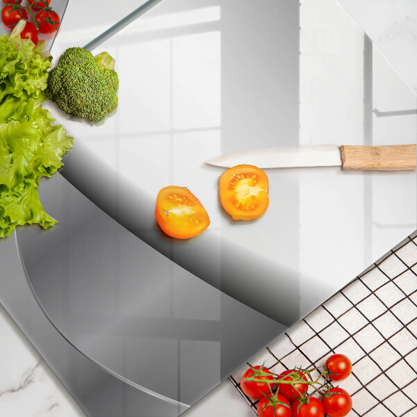 Skleněná krájecí deska Abstraktní linie designu