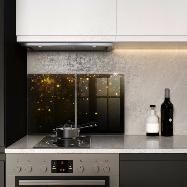 Skleněné krájecí prkénko Zlaté třpytky