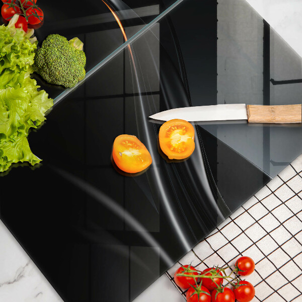 Skleněné krájecí prkénko Abstraktní 3d design