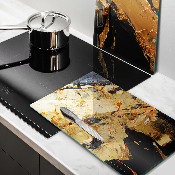 Skleněné krájecí prkénko Elegantní barva textury