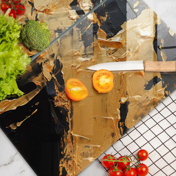 Skleněné krájecí prkénko Elegantní barva textury