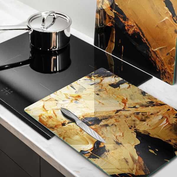 Skleněné krájecí prkénko Elegantní barva textury