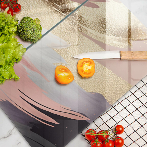 Skleněné krájecí prkénko Pastelové skvrny