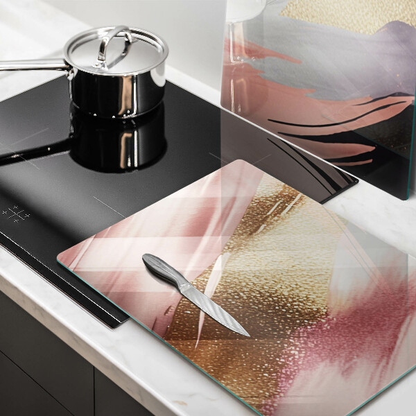 Skleněné krájecí prkénko Pastelové skvrny