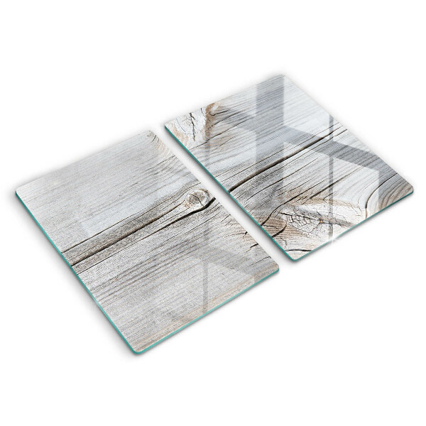 Skleněné krájecí prkénko Světlá struktura dřeva