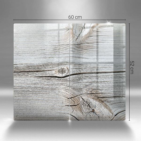 Skleněné krájecí prkénko Světlá struktura dřeva