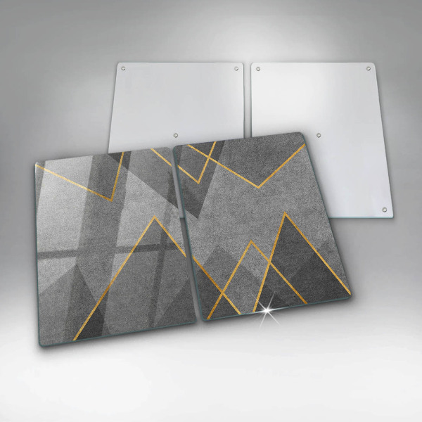 Skleněné krájecí prkénko Ostré tvary