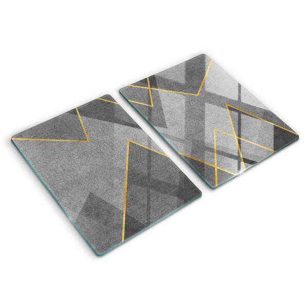 Skleněné krájecí prkénko Ostré tvary