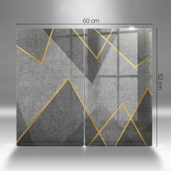 Skleněné krájecí prkénko Ostré tvary