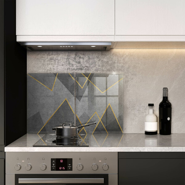 Skleněné krájecí prkénko Ostré tvary