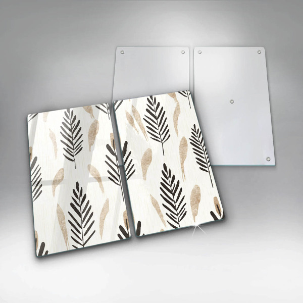 Skleněné krájecí prkénko Boho rostliny