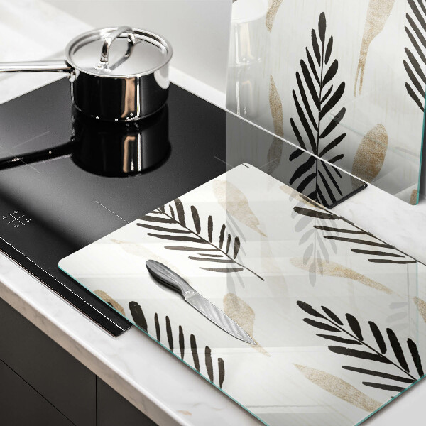 Skleněné krájecí prkénko Boho rostliny