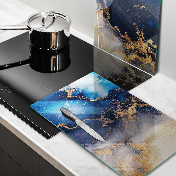 Krájecí prkénko skleněné Mramorová abstrakce