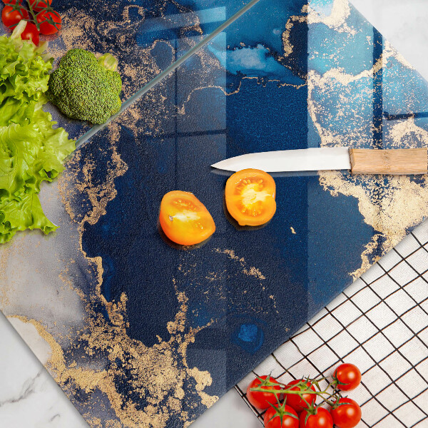 Krájecí prkénko skleněné Mramorová abstrakce