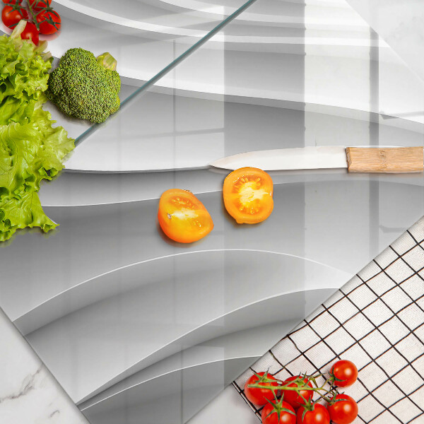 Krájecí prkénko skleněné Geometrické čáry