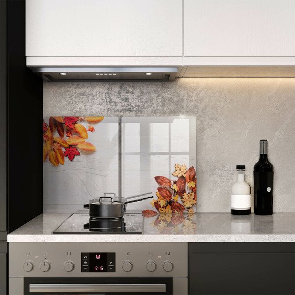 Krájecí prkénko skleněné Podzimní listí