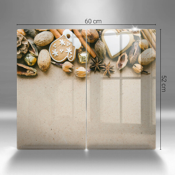 Krájecí prkénko skleněné Vánoční dekorace