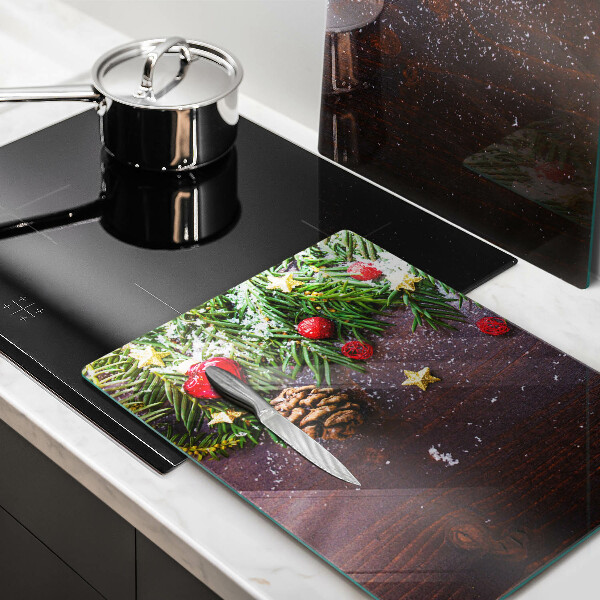 Krájecí prkénko skleněné Vánoční dekorace