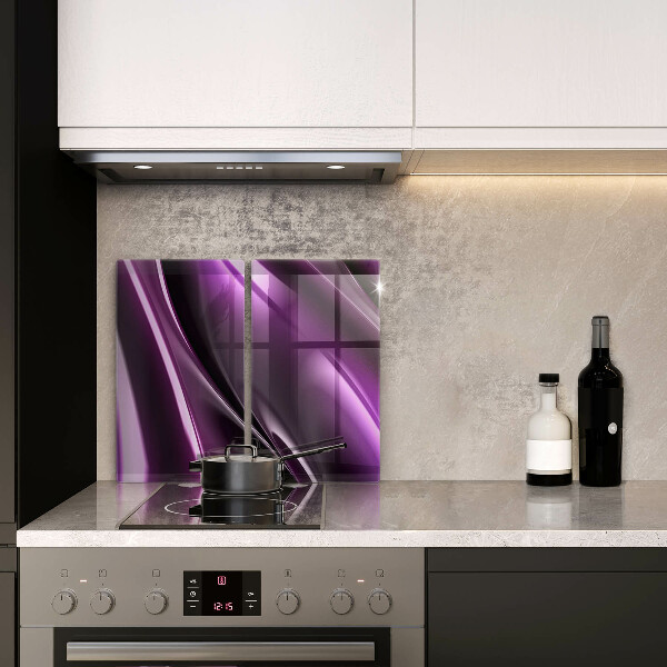 Krájecí prkénko skleněné Fialová abstrakce