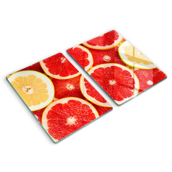 Krájecí prkénko skleněné Plátky grapefruitu