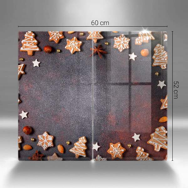 Krájecí prkénko skleněné Perníkové vánoce