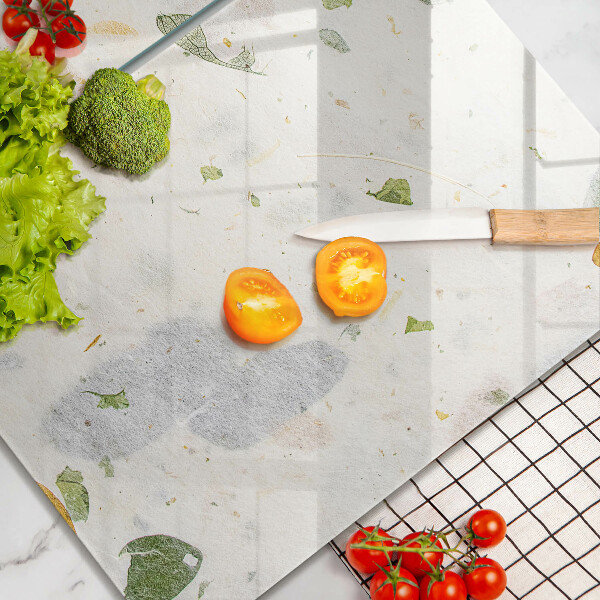 Krájecí prkénko skleněné Padající listy