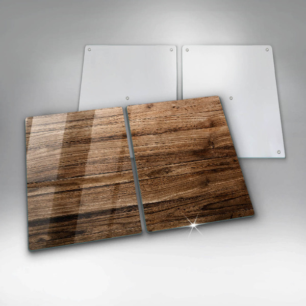 Krájecí prkénko skleněné Textura dřeva