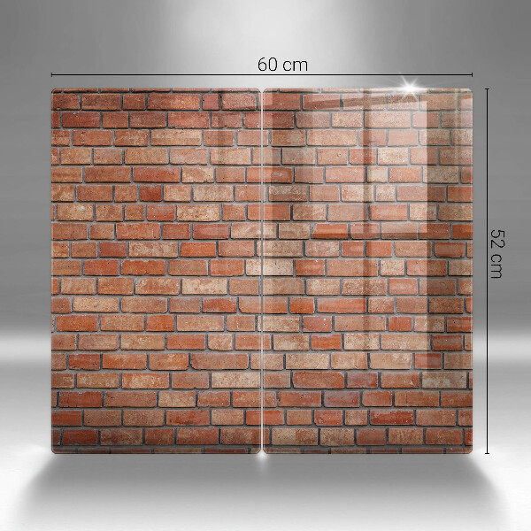 Skleněná krájecí deska Cihlová zeď
