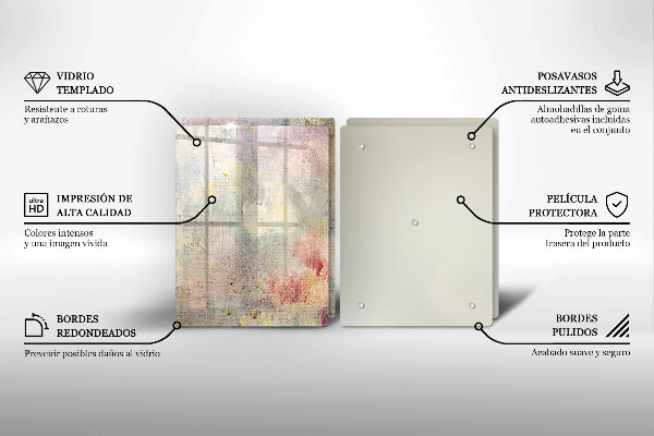 Skleněná krájecí deska Malování textury pozadí