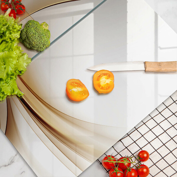 Skleněná krájecí deska Abstraktní tvary