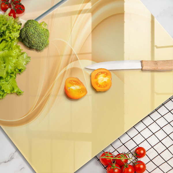 Skleněná krájecí deska Abstrakce kouře