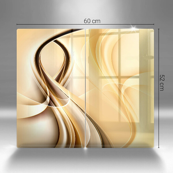 Skleněná krájecí deska Abstrakce kouře